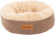 Scruffs cosy donutmand - comfortabel en voordelig met zachte binnenvoering en imitatie suède buitenvoering - 4 kleuren - ø 45 cm - caramel brown