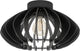 Eglo cossano 3 plafondlamp - e27 - ø 38 cm - zwart