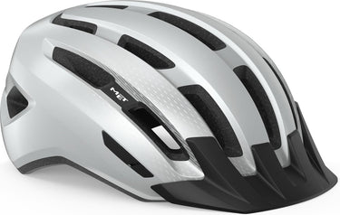 Met downtown mips fietshelm - e-bike stadsfiets – maat m l (58-61cm) - white | gloss (wit)