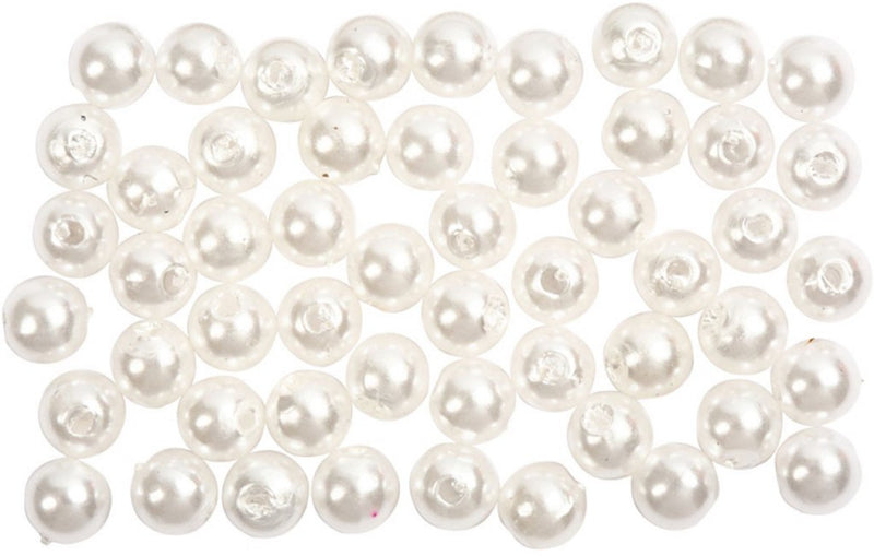 Afbeelding laden in galerijviewer, Creativ company https: www.cchobby.nl waskralen-d-5-mm-gatgrootte-0-7-mm-parelmoer-100-stuk-1-doos
