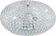 Eglo clemente - plafondlamp - 3 lichts - ø450mm. - chroom - helder