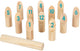 Small foot - houten kubb met nummers werpspel in tas, 13dlg.