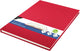 Kangaro dummyboek - a4 - rood - 160 blanco pagina's - hard linnen cover