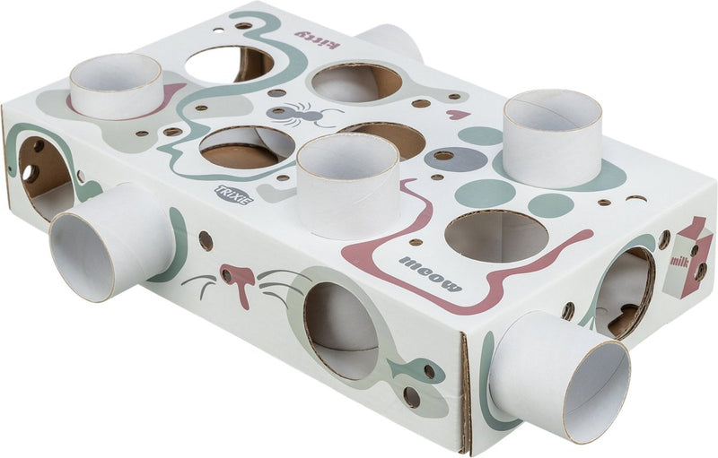 Afbeelding laden in galerijviewer, Trixie cat activity paws'n'treats box karton

