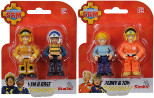 Simba brandweerman sam speelfiguren, 2st.