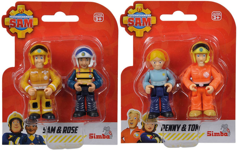 Afbeelding laden in galerijviewer, Simba brandweerman sam speelfiguren dubbelset - actiefiguren speelgoed.
