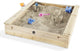 Plum houten vierkante zandbak - (7092061)