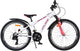 Volare xc race kinderfiets - 24 inch - 21 speed - wit roze