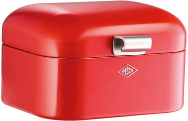 Wesco mini grandy broodtrommel | 2 liter - maat s | metaal - rood | brooddoos