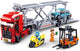 Sluban town autotransporter vrachtwagen bouwspeelgoed kinderen vanaf 6 jaar - constructiespeelgoed modelbouw - bouwdoos met 581 bouwstenen - m38-b0880
