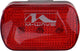M-wave achterlicht - fietsverlichting - led - batterij - rood