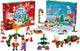 Plus-plus adventskalender - santa's world - 600 delige bouwset - 3973 - bouwspeelgoed - constructiespeelgoed - set met bouwstenen - vanaf 5 jaar