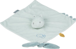 Nattou knuffeldoekje doudou - krokodil - romeo, jules en sally - 27x27 cm - lichtgroen