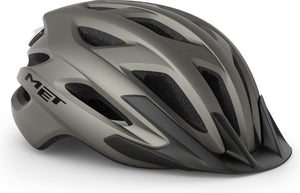 Met crossover mips fietshelm mannen vrouwen - stadsfietshelm volwassenen - maat xl - titanium matt
