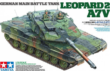 Tamiya modelbouwpakket militaire voertuigen - 35387 leopard 2 a7v - german main battle tank plastic - 1:35 - modelbouw