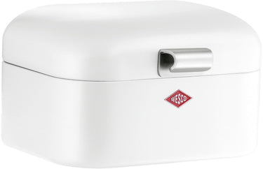 Wesco mini grandy broodtrommel | 2 liter - maat s | metaal - wit | brooddoos
