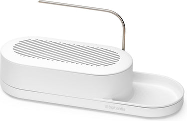 Brabantia sinkstyle gootsteen organizer - met vaatdoekhouder - mineral fresh white
