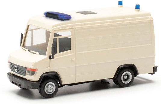 Herpa mercedes benz vario + zwaaibalk, beige (minikit)