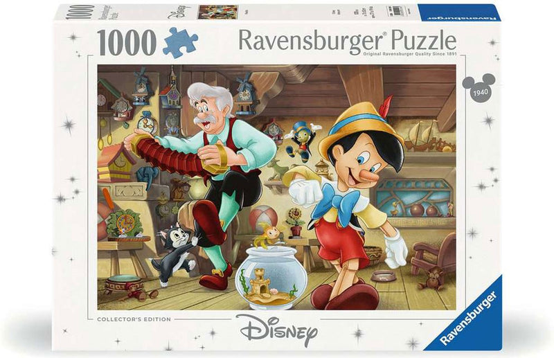 Afbeelding laden in galerijviewer, Ravensburger legpuzzel disney pinokkio 1000 stukjes puzzel volwassenen.
