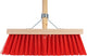 Bouwkern vero bezem rood bb 35cm steel 140cm