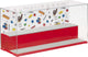 Lego - vitrine iconic minifigure - polypropyleen - rood