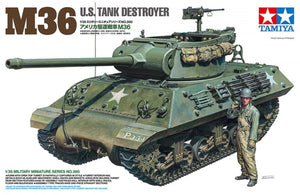 Tamiya m36 jackson - amerikaanse tankjager wwii - modelbouwpakket 35390