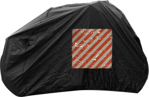 Proplus fietshoes voor 2 fietsen 150 x 50 x 122 cm – voor fietsendrager achter caravan en camper – markeringsbordvak 50 x 50 cm – zwart 150