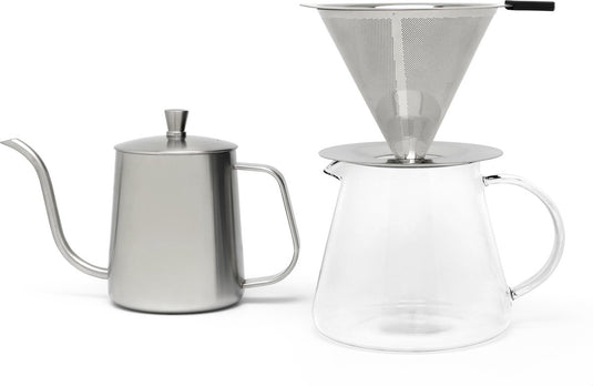 Leopold vienna - giftset koffiefilter + koffiekan slow coffee - moederdag cadeautip!