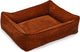 Designed by lotte ribbed - hondenmand - terracotta - 80x70x22 cm