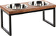 Flamingo voerbak - hondenbak - dinerset - tommy – 2x2700ml, praktisch, duurzaam en design!