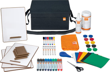 Nobo whiteboard-starterkit 1915711 grijs