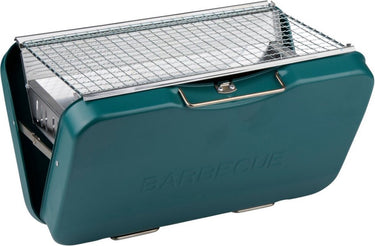 Alpina opvouwbare houtskoolbarbecue - tafelgrill houtskool - compacte bbq met verwijderbaar grillrooster - draagbare barbecue - 35 cm