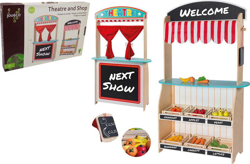 Afbeelding laden in galerijviewer, Joueco theater en winkel met accessoires, 2in1
