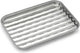 Barbecook herbruikbare grillpan - barbecuepan-grillpan-bbq schaal - rvs 34.5x24cm