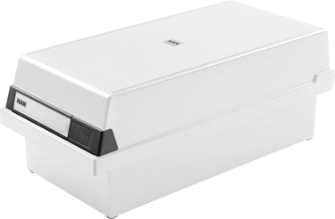 Abi kaartenbak a5 23,5 x 36 x 19 cm lichtgrijs voor 1300 visitekaartjes