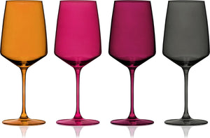 Viski reserve nouveau wijnglas - kristal - 650ml - 4 stuks - sunset