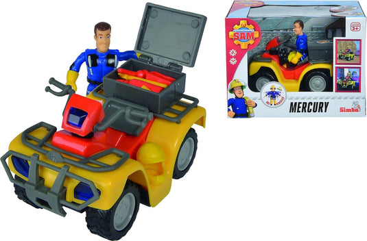 Simba brandweerman sam mercury met figuur