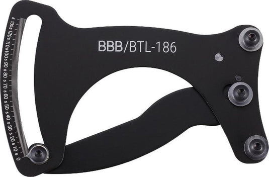 Bbb cycling tensiongauge spakenspanner - voor alle spaken - nauwkeurige spaakspanningsmeter fiets - zwart - fietsgereedschap - btl-186