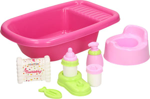Écoiffier ecoiffier poppenbad met accessoires
