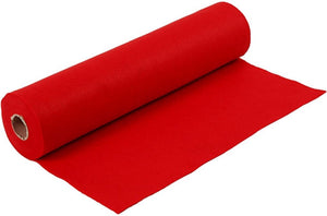 Creativ company hobbyvilt 45cm rood - 5 meter