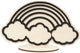 Creativ company http: www.cchobby.nl figuur-om-te-decoreren-regenboog-10-5-cm-1-stuk