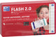 Oxford flash 2.0 - flashcards - gelijnd - a7 - rode rand - 80 stuks
