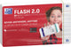 Oxford flash 2.0 - flashcards - gelijnd - a7 - wit - 80 stuks