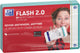 Oxford flash 2.0 - flashcards - blanco - a7 - mint groene rand - 80 stuks