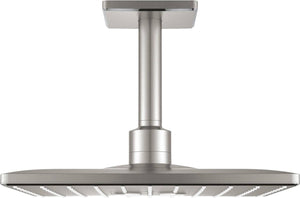 Grohe rainshower hoofddouche+arm vierkant supersteel