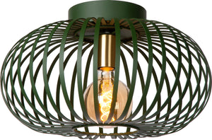 Lucide manuela - plafonnière (plafondlamp) - ø 39,5 cm - 1xe27 - groen