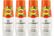 Sodastream lipton ice tea peach siroop - 4 pack