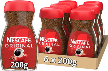 Nescafé original oploskoffie - 6 potten x 200g