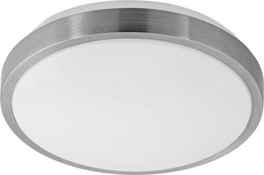 Eglo competa 1 - wand plafondlamp - 1 lichts - wit, nikkel-mat