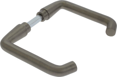 Starx deurklink zilver - deurbeslag - deurkruk coupe - aluminium f9